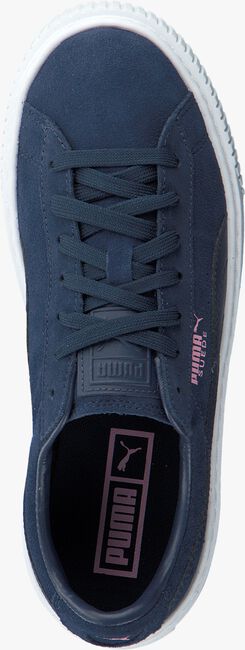 Blauwe PUMA Sneakers SUEDE PLATFORM JR  - large
