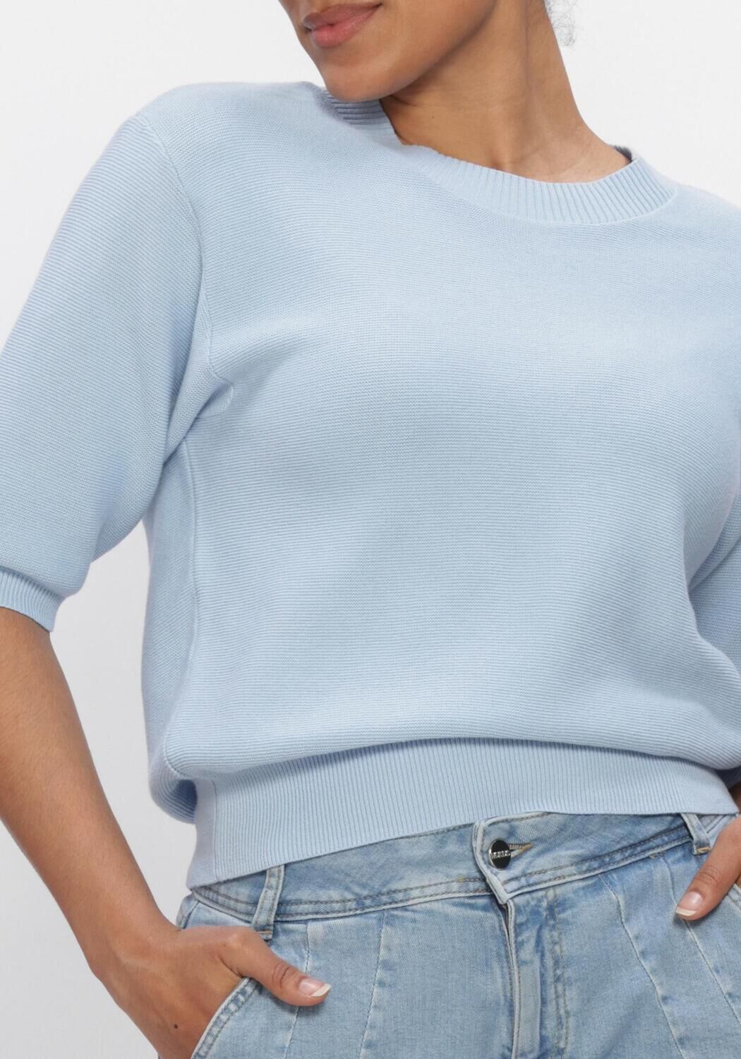 NUKUS Pull NINA PULLOVER en bleu - large