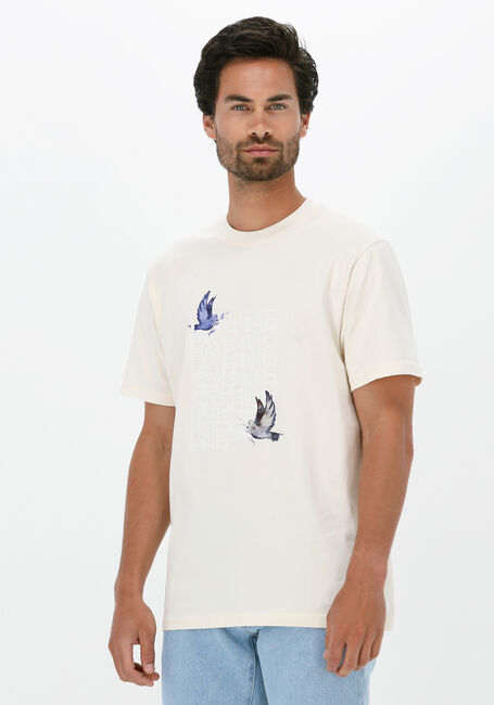 Creme WOODBIRD T-shirt RICS FLY TEE - large