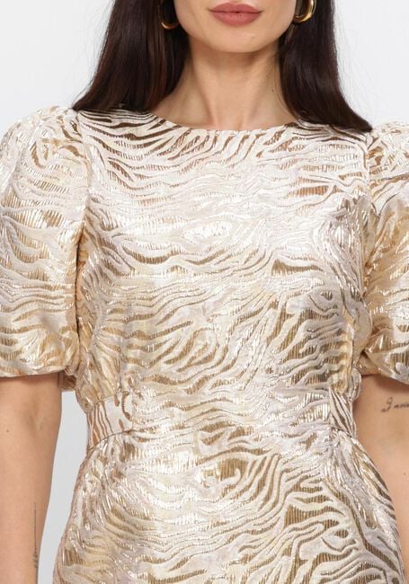 FREEBIRD Mini robe F-WV-JAQUARD-FANTASY-26-1 en or - large