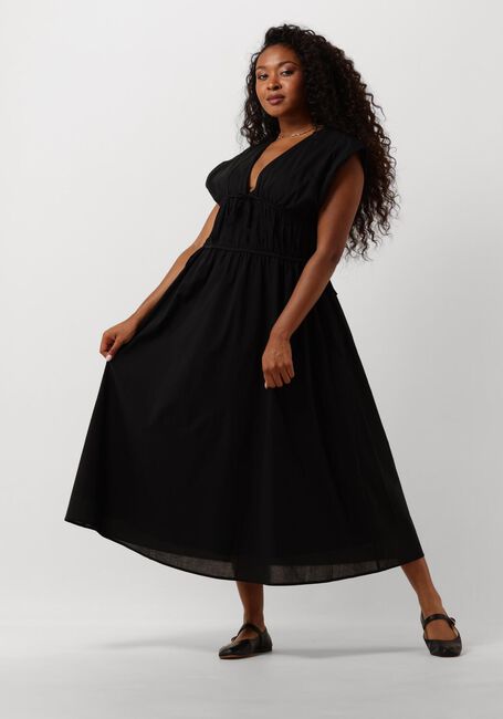 Zwarte MODSTRÖM Midi jurk INDIAMD DRESS - large
