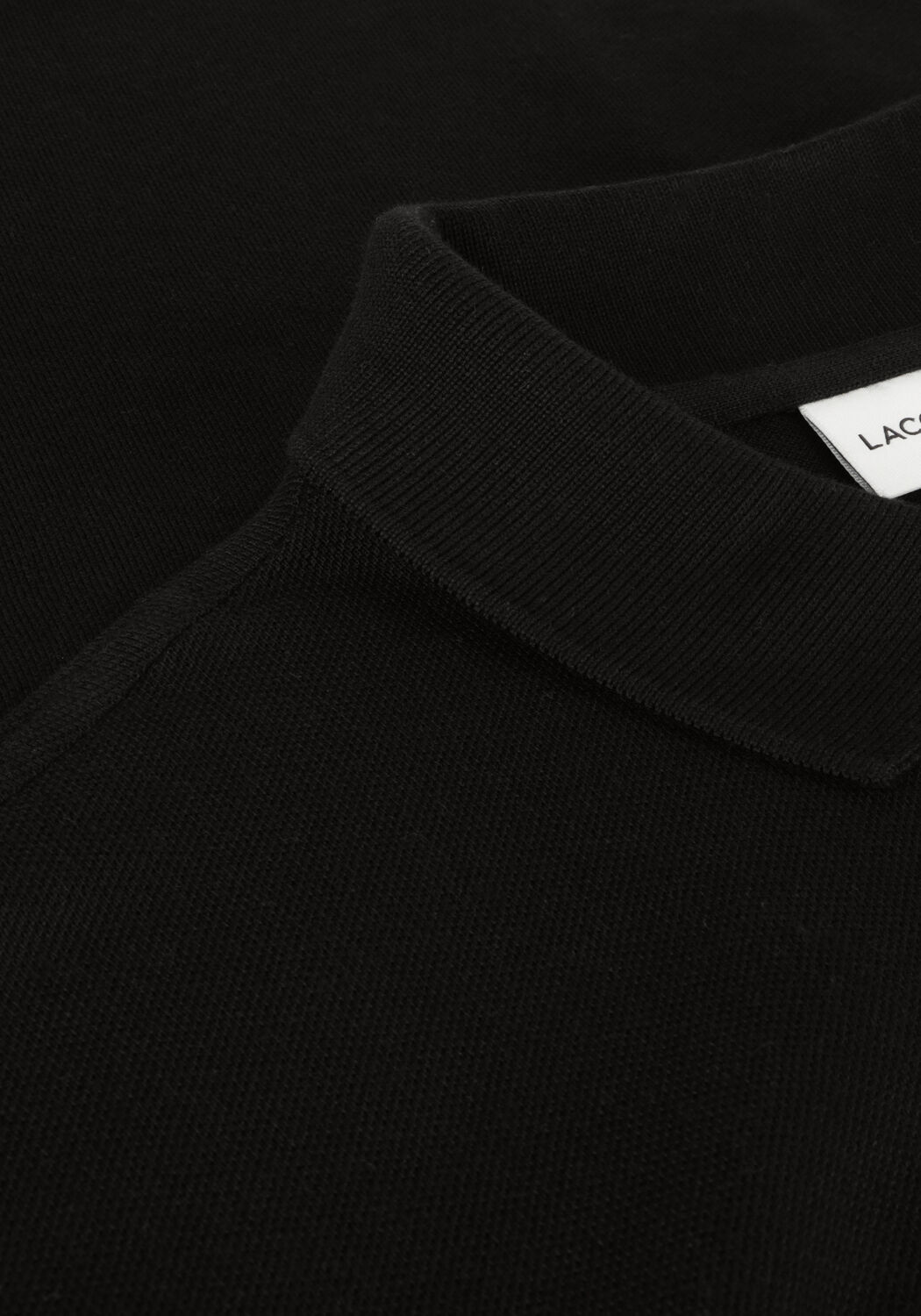 Zwarte LACOSTE Polo 1HP2 MEN LONG SLEEVED BEST POLO - large