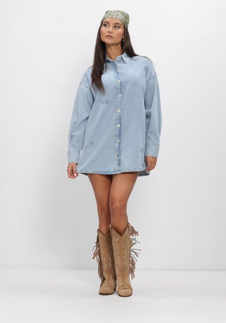 ALIX THE LABEL LADIES WOVEN ALIX DENIM BLOUSE Blouses Bleu clair - large