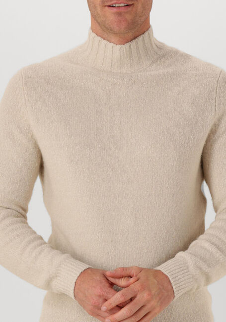PROFUOMO Col roulé PULLOVER MOCK NECK BOILED WOOL en beige - large