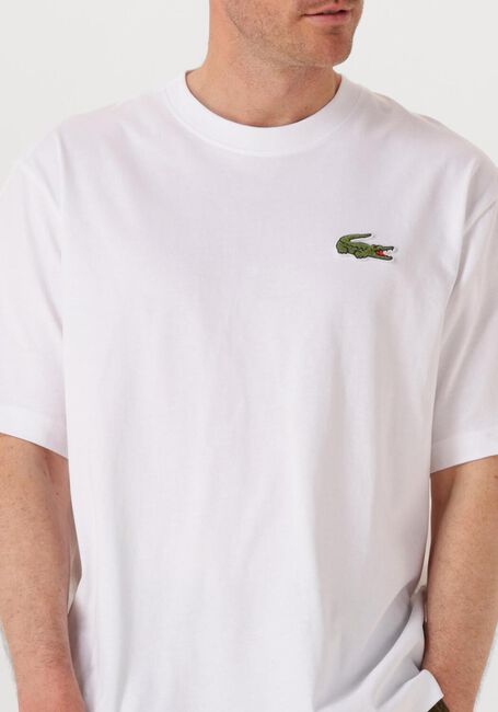 Witte LACOSTE T-shirt COTTON T-SHIRT - large