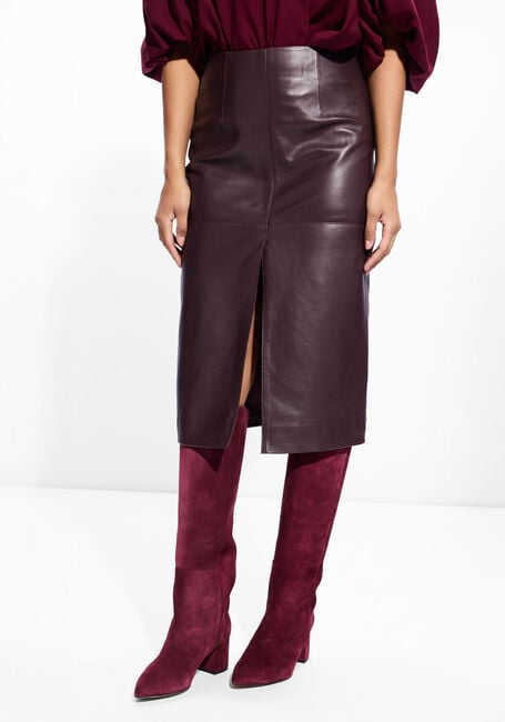 Bruine VANESSA BRUNO Midirok FELINDRA JUPE - large