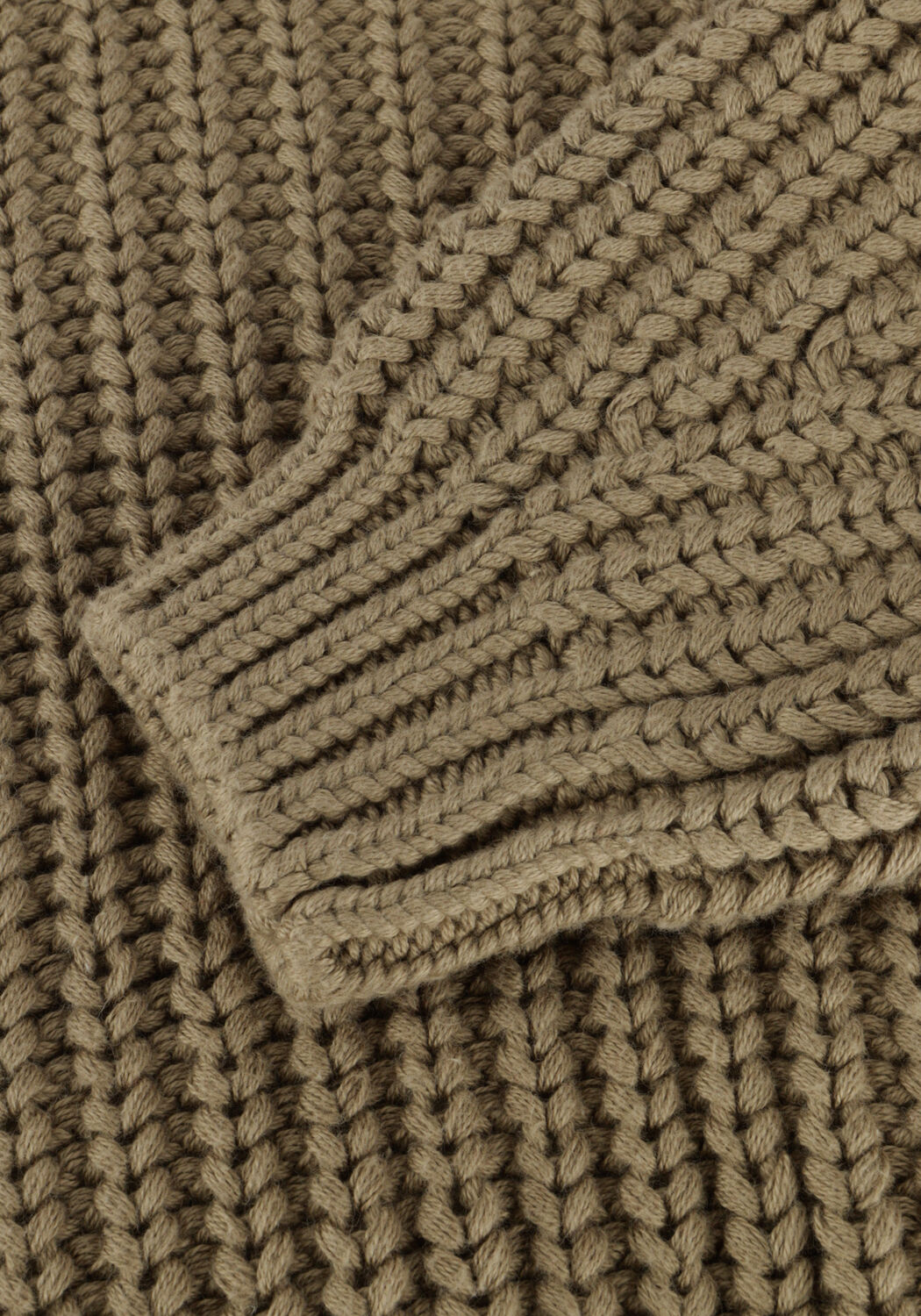 QUINCY MAE Pull CHUNCKY KNIT SWEATER en vert - large