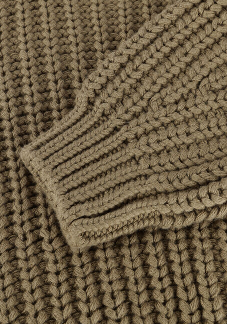 QUINCY MAE Pull CHUNCKY KNIT SWEATER en vert - large
