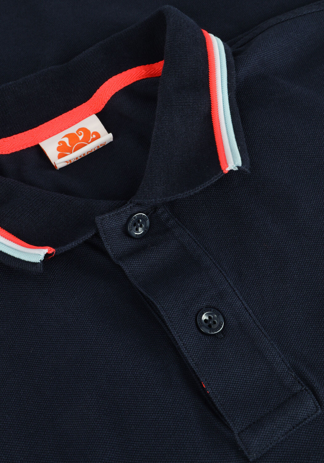 SUNDEK Polo M4S091 BRICE POLO en bleu - large