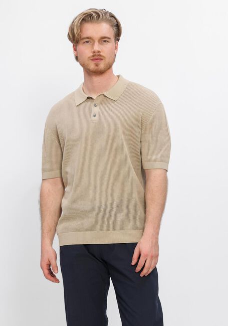 JC RAGS Polo POLO SS DEZMOND en beige - large