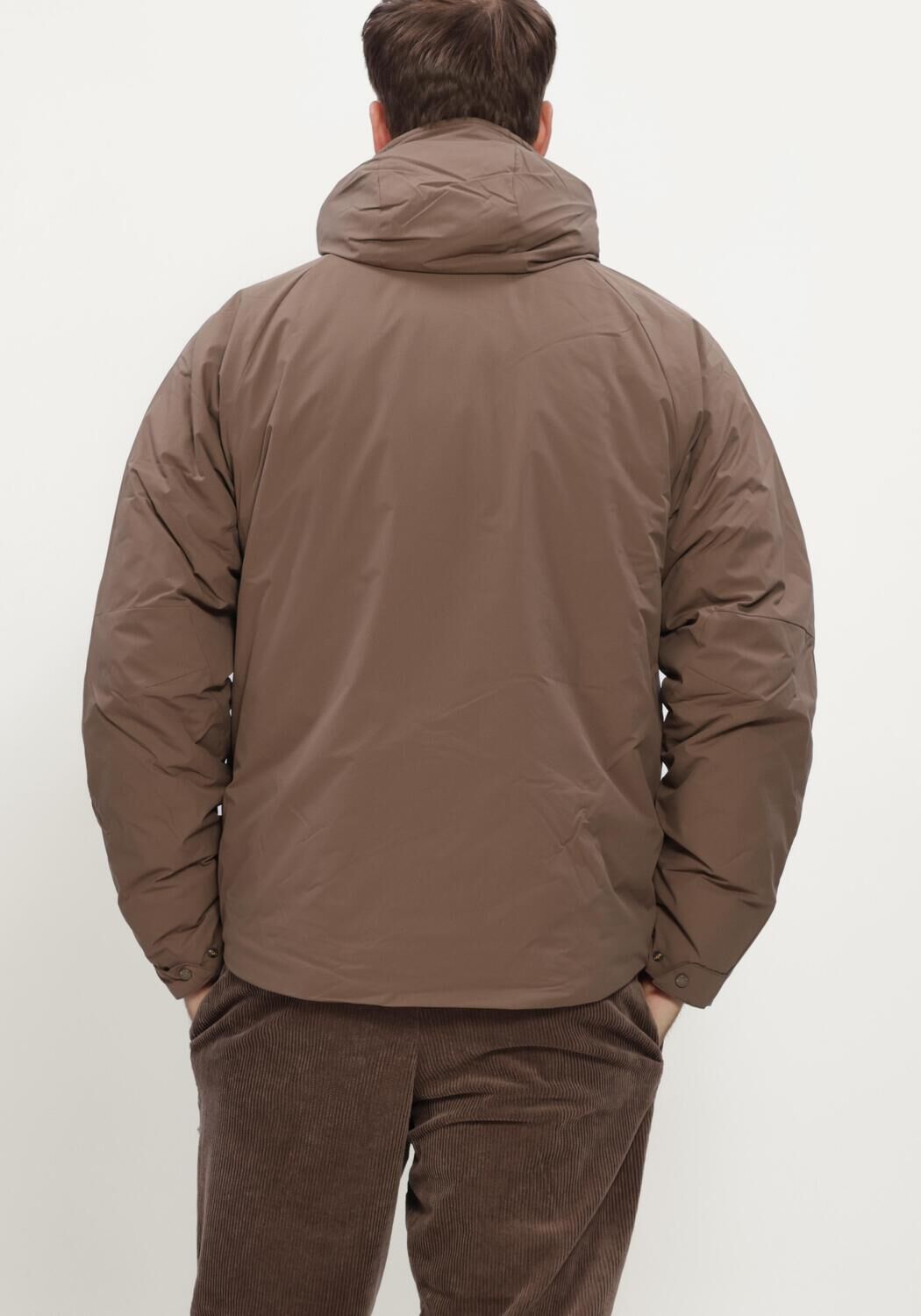 BUTCHER OF BLUE Veste matelass&eacute; LANDON JACKET en marron - large