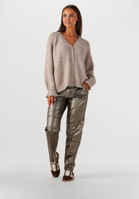 Metallic SUMMUM Broeken/jumpsuits TAPERED METALLIC COATED TWILL - large