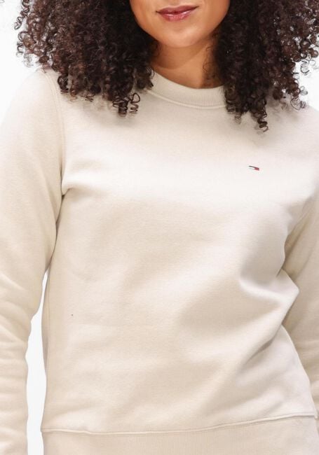 TOMMY JEANS Chandail TJW REG S FLAG CREW &Eacute;cru - large