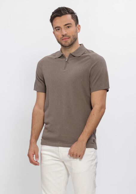 DSTREZZED Polo PETTAR POLO en taupe - large