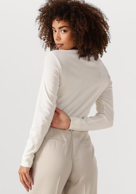 CO'COUTURE T-shirt GRANNY EMBROIDERY LONGSLEEVE TEE en blanc - large
