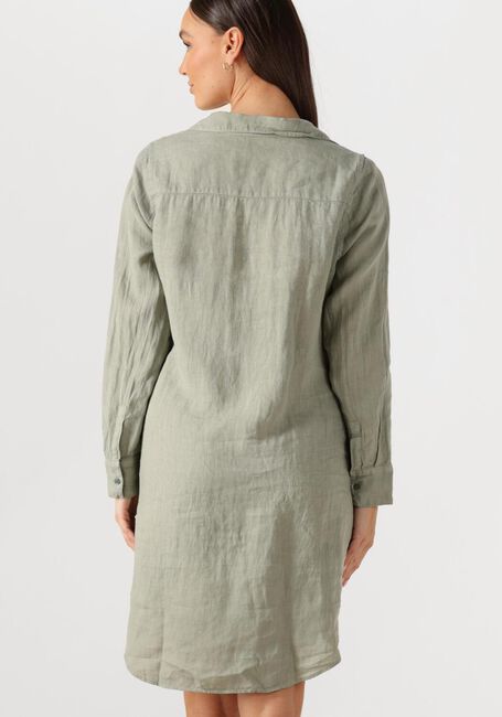MOS MOSH Mini robe MMRIELLE LINEN DRESS en vert - large
