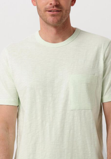CAST IRON T-shirt SHORT SLEEVE R-NECK REGULAR FIT COTTON SLUB en vert - large