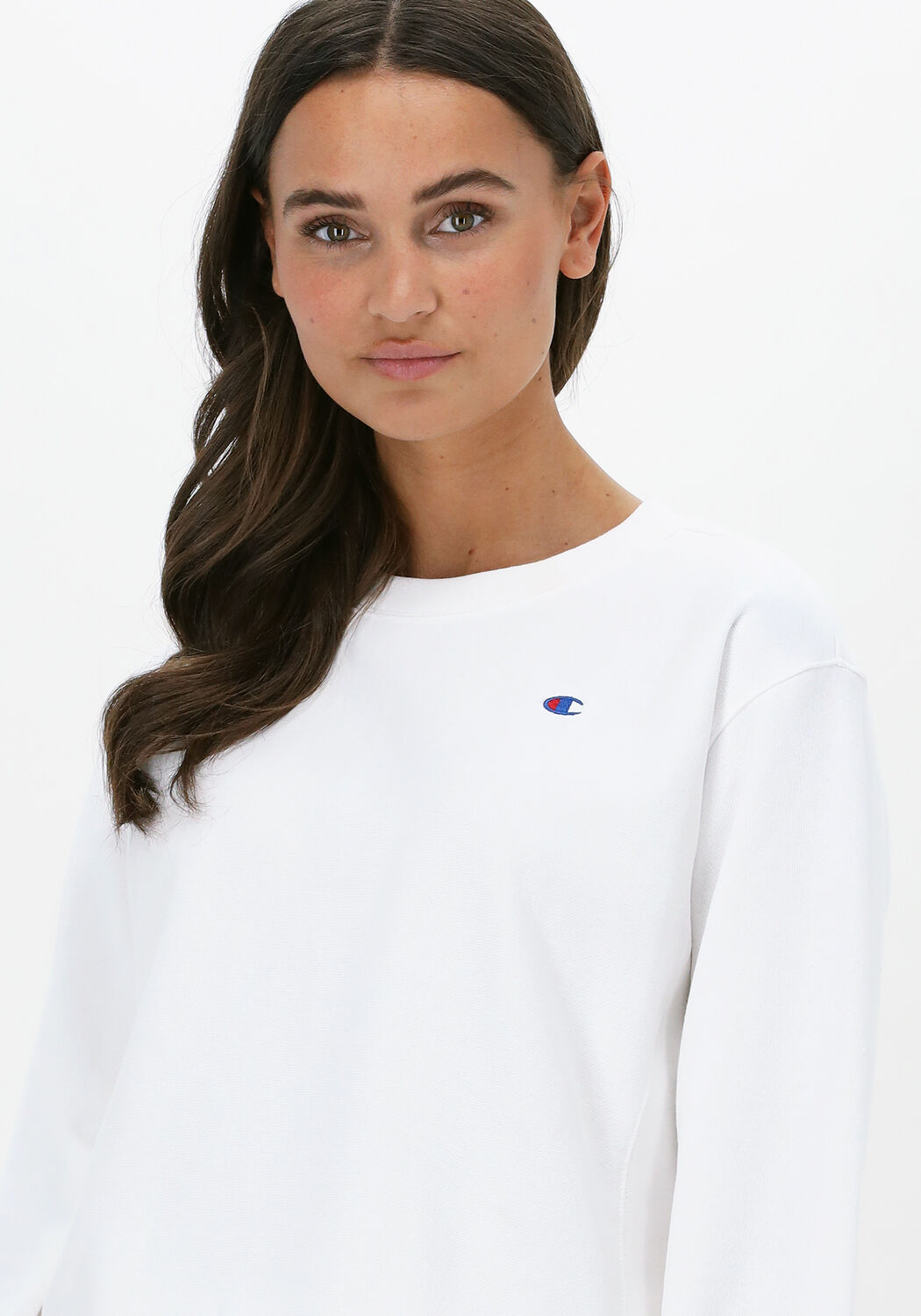 Witte CHAMPION Trui CREWNECK SWEATSHIRT 1 Omoda