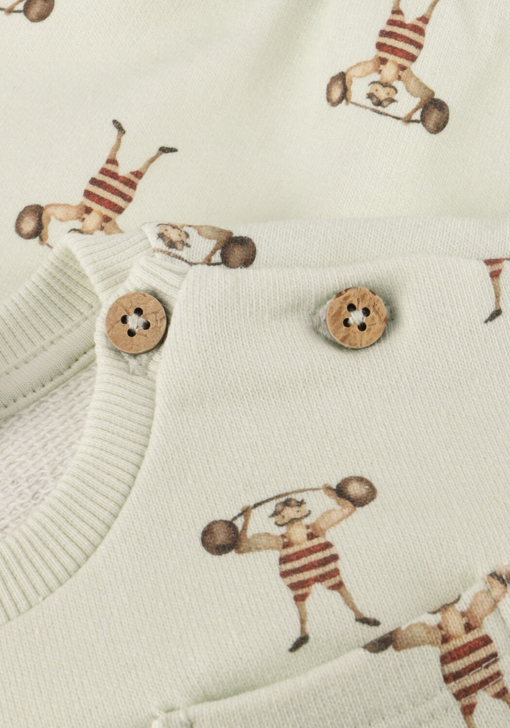 LIL' ATELIER Pull NBMJOBO LS LOOSE SWEAT LIL Menthe - large