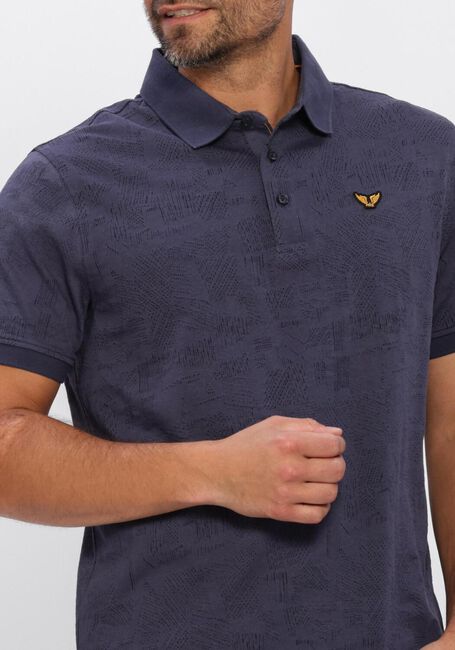 PME LEGEND Polo JACQUARD JERSEY en bleu - large