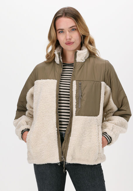 CO'COUTURE Manteau Teddy TEDDY FLEECE JACKET en vert - large
