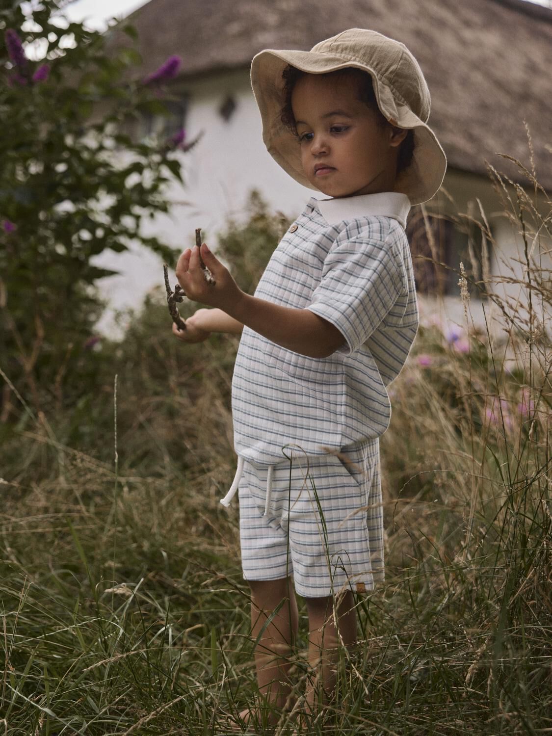 Witte LIL' ATELIER Polo NMMHALDUR SS LOOSE POLO LIL - large