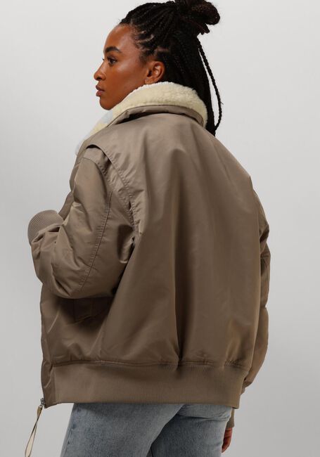 CALVIN KLEIN Jack AVIATOR SHERPA JACKET en beige - large