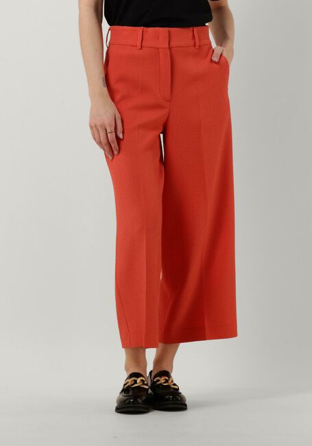 VANILIA Pantalon WAFEL WIDE LEG en orange - large