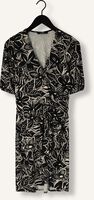 JANSEN AMSTERDAM Mini robe VFB506 JERSEY PRINTED WRAP DRESS 3/4 SLEEVE en noir JANSEN AMSTERDAM Mini robe VFB506 JERSEY PRINTED WRAP DRESS 3/4 SLEEVE en noir - medium