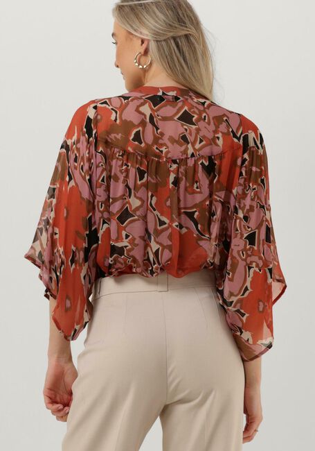 Multi SUMMUM  TOP WIDE SLEEVES CAMOUFLAGE FLOWER - large