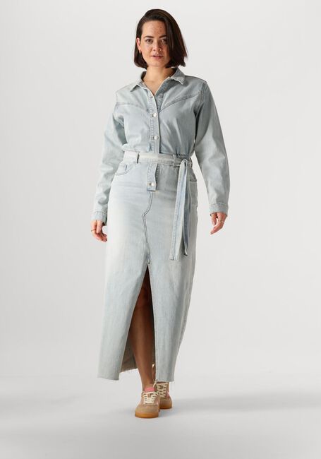 CIRCLE OF TRUST Robe maxi BELLA DNM DRESS Bleu clair - large