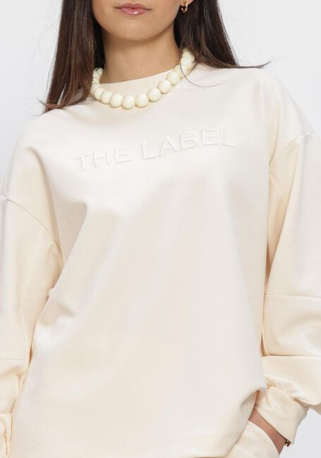 ALIX THE LABEL Chandail LADIES KNITTED BALLOON SLEEVE SWEATER Cr&egrave;me - large