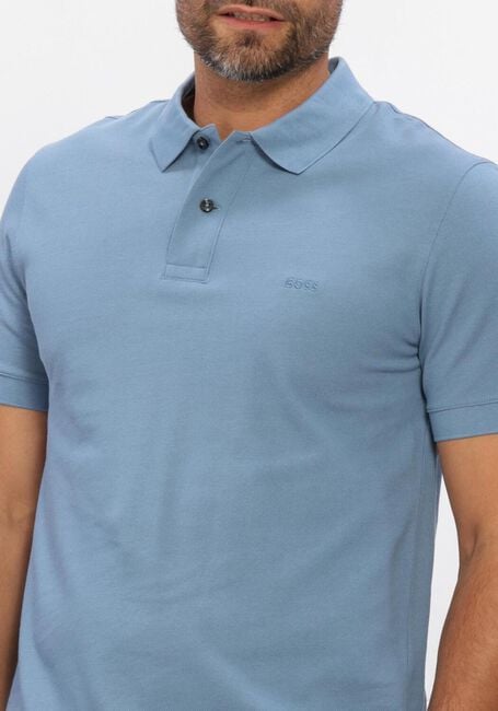 BOSS BLACK Polo PALLAS en bleu - large