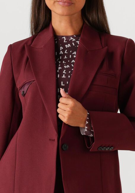 Bordeaux HAUTE L'AMITIÉ Gilet PREMIERE SINGLE BLAZER - large