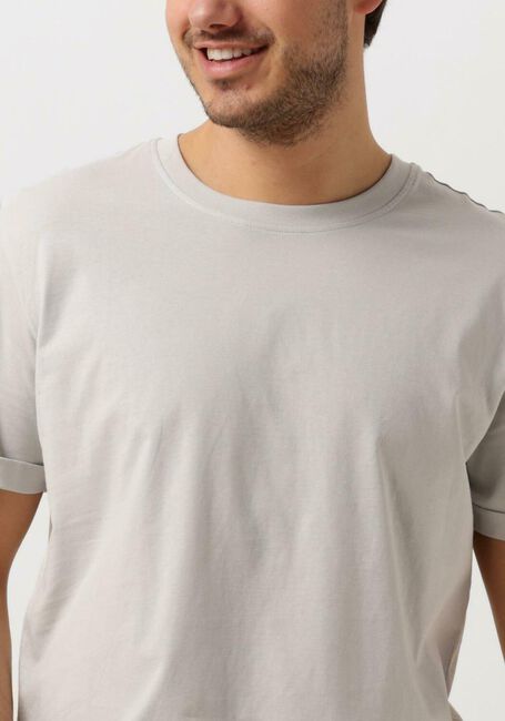 CALVIN KLEIN T-shirt BADGE TURN UP SLEEVE en gris - large