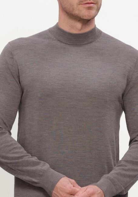 STEFANO LAURAN Pull TURTLE NECK MERINO en taupe - large