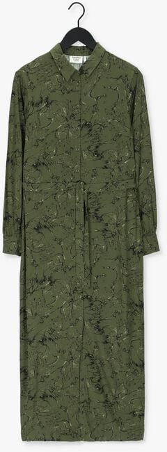 Groene ANOTHER LABEL Maxi jurk CHANIWA DRESS L/S - large