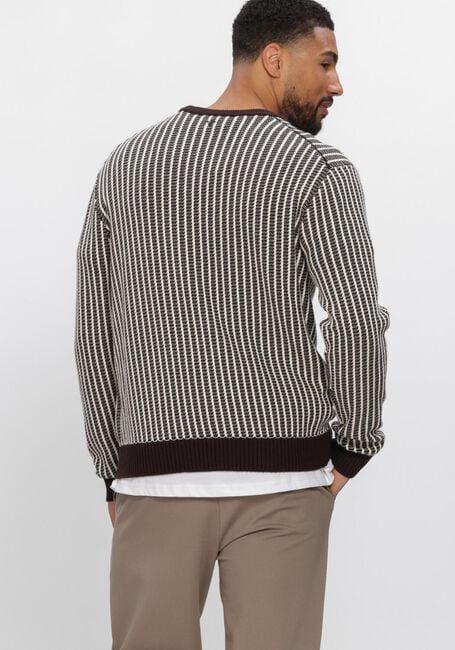 PURE PATH Pull LADDERSTITCH en marron - large