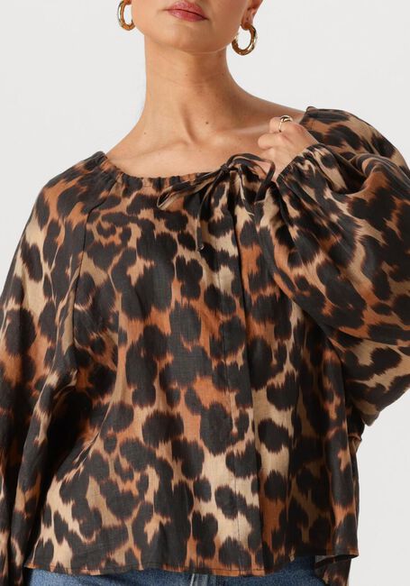 WITHBLACK WBLCLEOPATRA WIDE SLEEVE TOP Hauts & T-shirts en marron - large