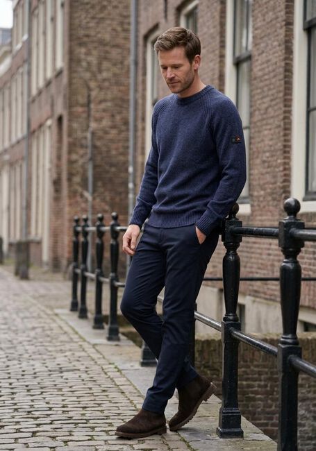 PEUTEREY Pull ITOKAWA 03 Bleu fonc&eacute; - large