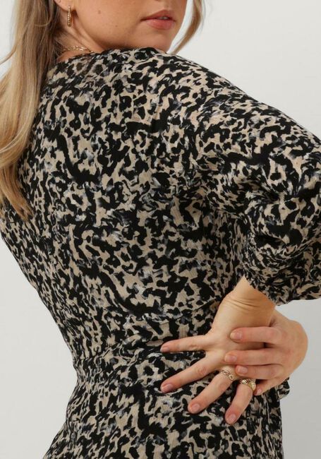 MSCH COPENHAGEN Robe midi MSCHRHIAN DRESS AOP Blanc - large