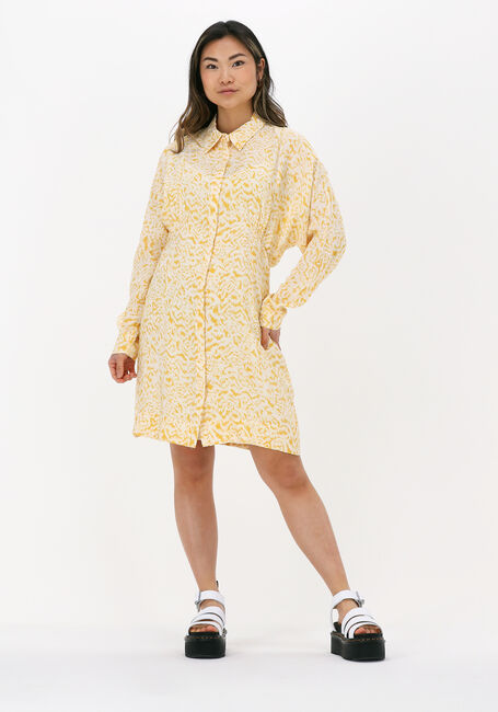 SECOND FEMALE Mini robe BELLADONNA NEW DRESS en jaune - large
