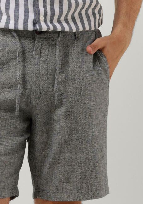 SELECTED HOMME Pantalon courte SLHCOMFORT-BRODY LINEN SHORTS Bleu foncé - large