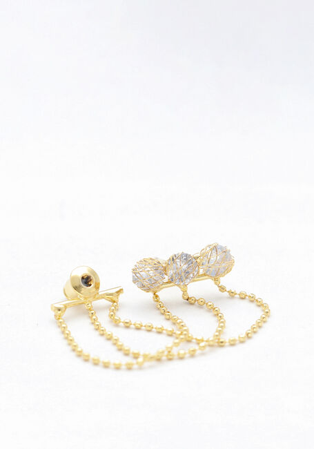 NOTRE-V EARRING SMALL TRIPLE Boucles d'oreilles en or - large