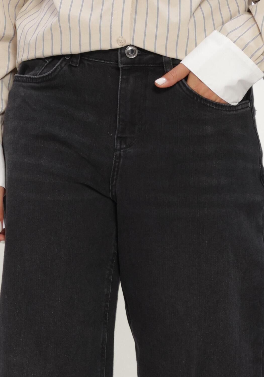 Donkergrijze MOS MOSH Wide jeans MMDARA HERA JEANS - large