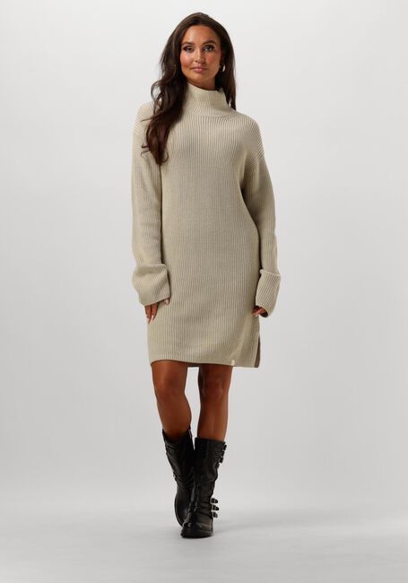 CALVIN KLEIN Mini robe CHUNKY LOOSE SWEATER DRESS en beige - large