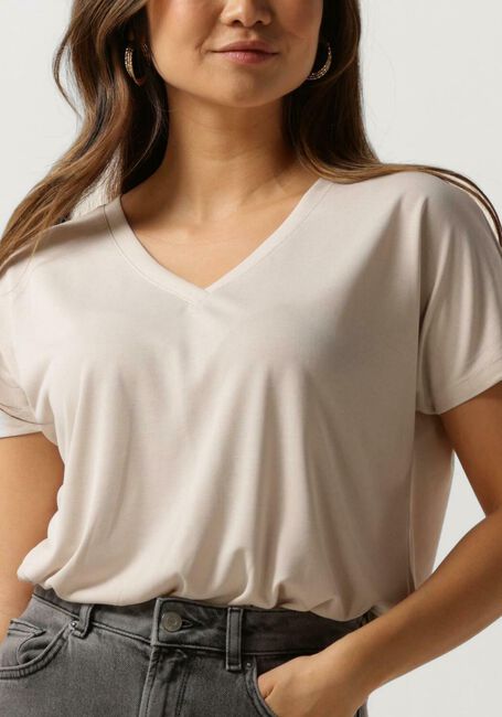MSCH COPENHAGEN T-shirt MSCHFENYA MODAL V NECK TEE Sable - large