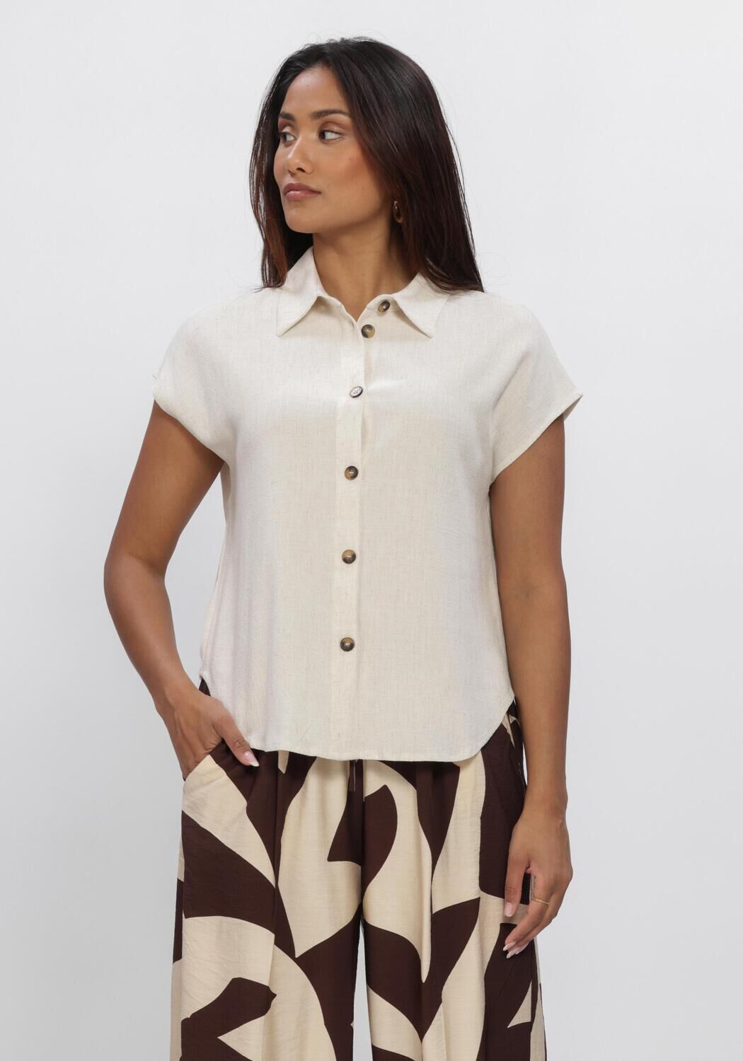 GRACE & MILA Haut SS2617005 en beige - large