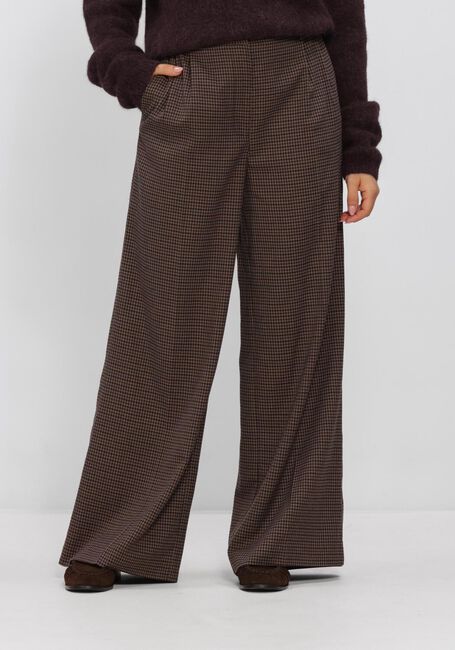 Bruine BEAUMONT Wijde broek RENATA PANTS - large