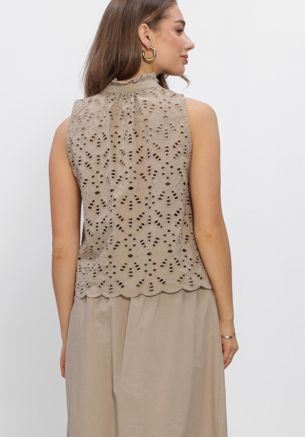 Grijze WITHBLACK  WBLMARIT SL TOP - large